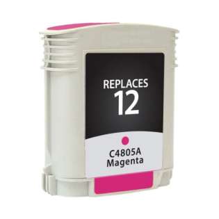 Remanufactured HP C4805A (12) inkjet cartridge - magenta