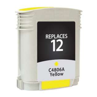 Remanufactured HP C4806A (12) inkjet cartridge - yellow