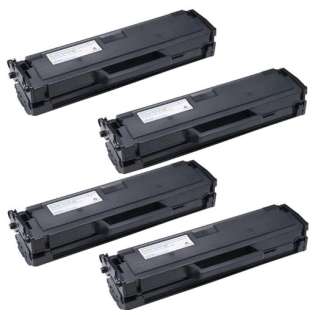 Remanufactured Dell 331-7328 (DRYXV/RWXNT) toner cartridge - high capacity black - Pack of 4