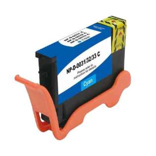 Compatible inkjet cartridge for Dell 8DNKH (Series 33) - extra high capacity cyan