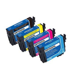 Remanufactured printer ink cartridges Multipack for Epson 202XL - pack of 4