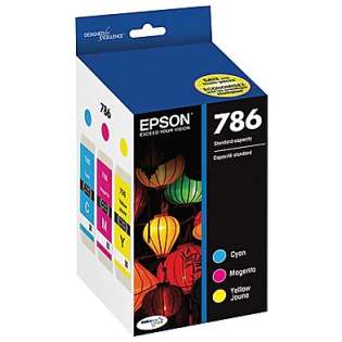 Epson 786 Genuine Original (OEM) ink cartridges, T786520 (pack of 3)