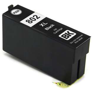 Remanufactured Epson T802XL120 (802XL) inkjet cartridge - high capacity black