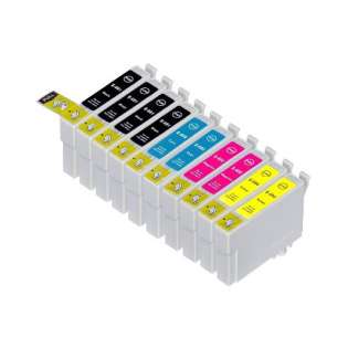 Remanufactured Epson 69 ink cartridges (contains 10 cartridges)