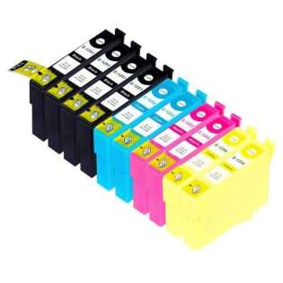 Remanufactured Epson 125 ink cartridges (contains 10 cartridges)