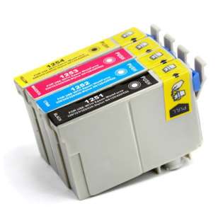 Remanufactured Epson 125 ink cartridges (pack of 4)