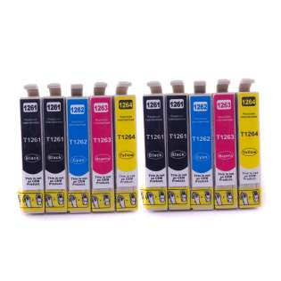 Remanufactured Epson 126 ink cartridges, high capacity yield, 10 pack