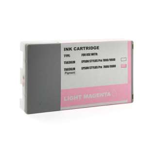 Remanufactured Epson T603600 ink cartridge, vivid light magenta
