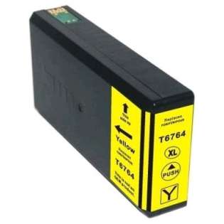 Remanufactured Epson 676XL, T676XL420 ink cartridge, high capacity yield, yellow