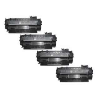 Compatible HP 05A, CE505A toner cartridges (pack of 4)