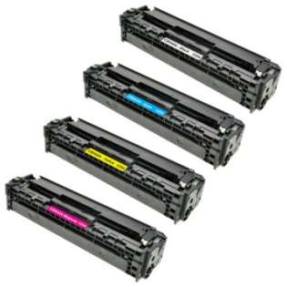 Compatible HP 125A toner cartridges - (pack of 4)