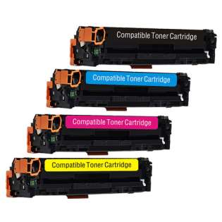 Compatible HP 131X / 131A toner cartridges - Pack of 4