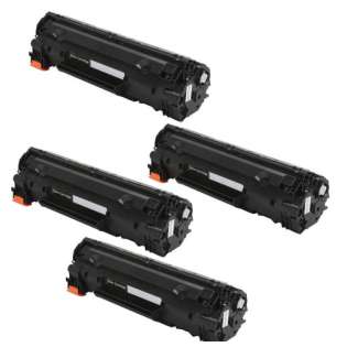 Compatible HP CF230A (30A) toner cartridges - WITH NEW CHIP - Pack of 4