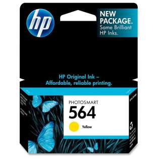 HP 564, CB320WN Genuine Original (OEM) ink cartridge, yellow, 300 pages