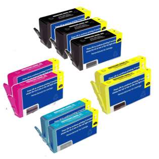 Remanufactured HP 564XL ink cartridges, high capacity yield, 9 pack