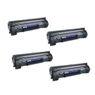 Compatible HP CE278A (78A) toner cartridges - JUMBO capacity (EXTRA high capacity yield) - Pack of 4