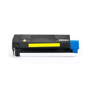 Compatible Okidata 42127401 toner cartridge - high capacity yield yellow