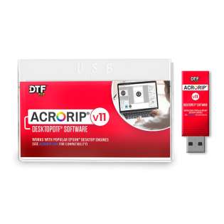 ACRORIP V11, works for DTF, DTG and UV Printers (includes Multi Image Handling, and Epson P700 / P900 Compatibility)