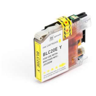 Compatible Super high capacity yield XL cartridge for Brother LC20EY (Yellow) - 1200 yield