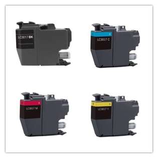 Compatible inkjet cartridges Multipack for Brother LC3017 - 4 pack