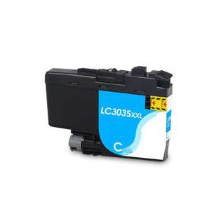 Compatible inkjet cartridge for Brother LC3035C - ultra high yield cyan