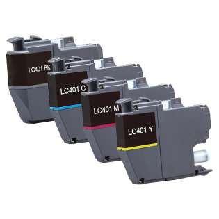 Compatible inkjet cartridges Multipack for Brother LC401 - 4 pack