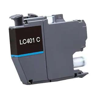 Compatible inkjet cartridge for Brother LC401C - cyan