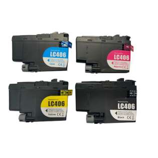 Compatible inkjet cartridges Multipack for Brother LC406 - 4 pack