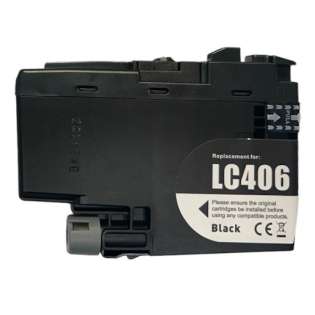 Compatible inkjet cartridge for Brother LC406BK - black