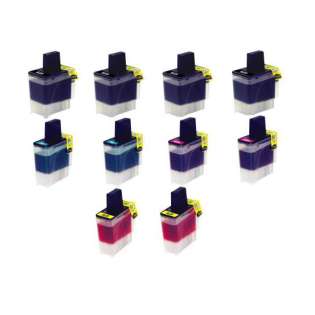 Compatible Brother LC41 ink cartridges (contains 10 cartridges)