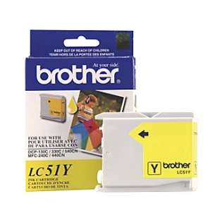 Brother LC51Y original ink cartridge, yellow