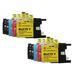 Compatible Brother LC79 ink cartridges, high capacity yield, 10 pack