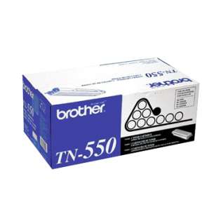 Brother TN550 Genuine Original (OEM) laser toner cartridge, 3500 pages, black