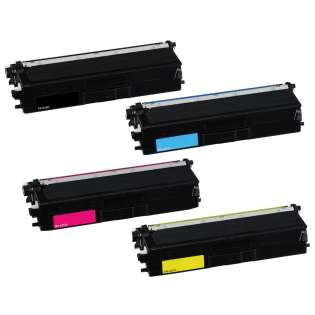 Compatible Brother TN431BK / TN431C / TN431M / TN431Y toner cartridges - (pack of 4)