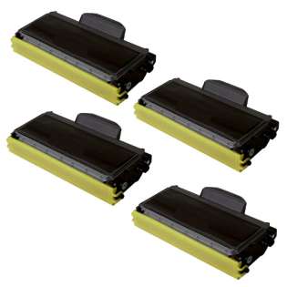 Compatible Brother TN460 toner cartridges - high capacity black - Pack of 4