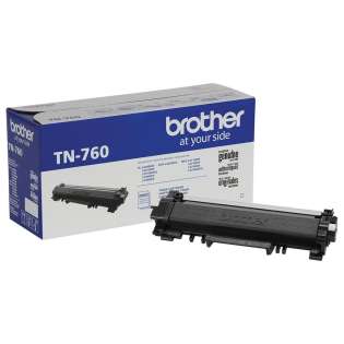 Original Brother TN760 toner cartridge - high capacity black