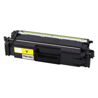 Compatible Brother TN810XLY toner cartridge - high capacity yellow