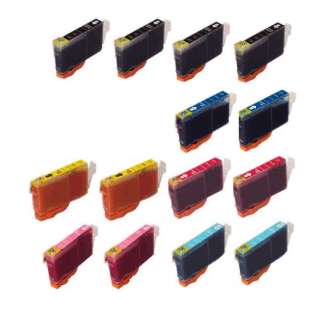 Compatible Canon BCI-6 ink cartridges, 14 pack