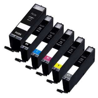 Compatible inkjet cartridges Multipack for Canon CLI-231 / PGI-230 - 6 pack
