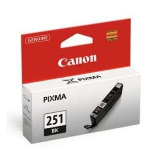 Canon CLI-251BK Genuine Original (OEM) ink cartridge, black, 1100 pages