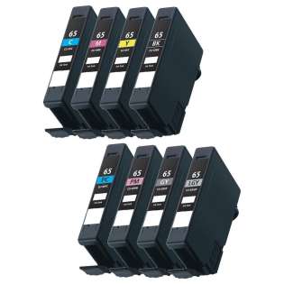 Compatible inkjet cartridges Multipack for Canon CLI-65 - 8 pack