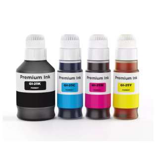 Compatible inkjet bottles Multipack for Canon GI-25 - 4 pack