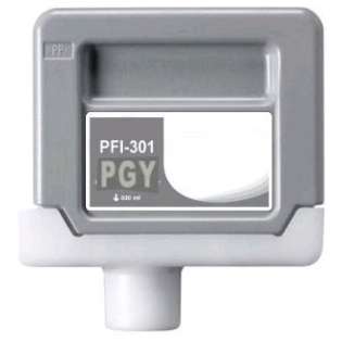 Compatible Canon PFI-301PGY ink cartridge, pigment photo gray