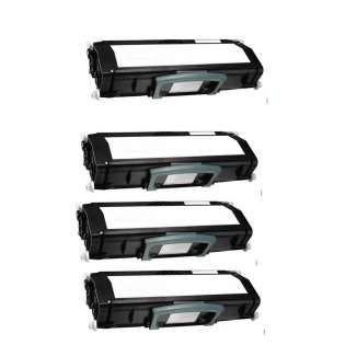 Replacement for Dell 330-4130 cartridge - black - Pack of 4