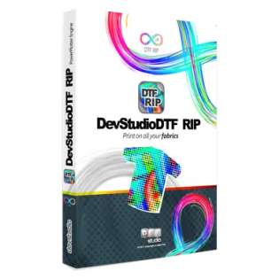 DevStudio DTF RIP V8 for A0+ Size Printers (up to 44 inches): RIP software designed for printing with DTF technology