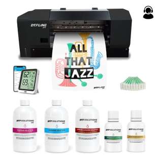 DTFLine FUSION Model J DTF Printer WITH BI-DIRECTIONAL ROLL FEEDER (Direct to Film Printer) - INCLUDES WIMS, VACUUM, PRINT-PREHEATING and RIP SOFTWARE
