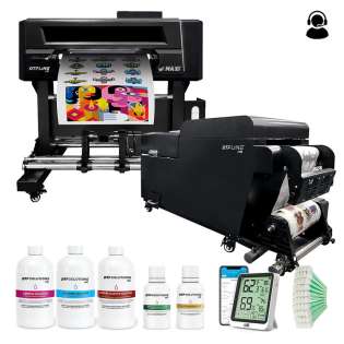 DTFLine MAXi (includes Dual Printhead MAXi DTF Printer with Embedded Roll Feeder, Standard Powder Application and Curing Machine, RIP Software, Training and Onboarding)