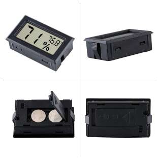 Digital Electronic Temperature and Humidity Meter Gauge (Thermometer and Hygrometer in one) with LCD Display (Temperature is displayed in Fahrenheit / Humidity Displayes as Percent)