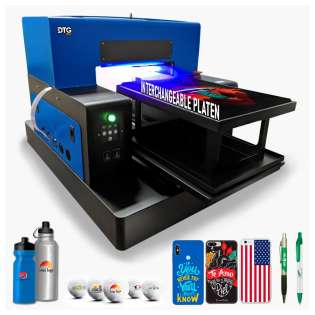 DTG PRO L1800 FUSION UV LED V2.0 Direct to Substrate Printer - includes FREE Platen for Bottles