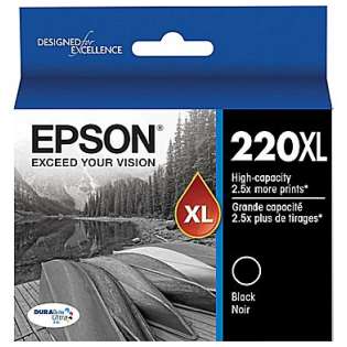 OEM (genuine original) Epson T220XL120 (220XL) ink cartridge - black